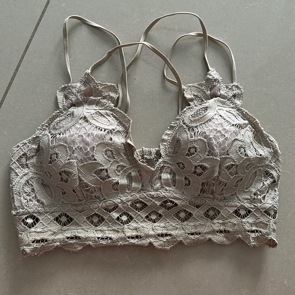 Champagne Lace Bralette